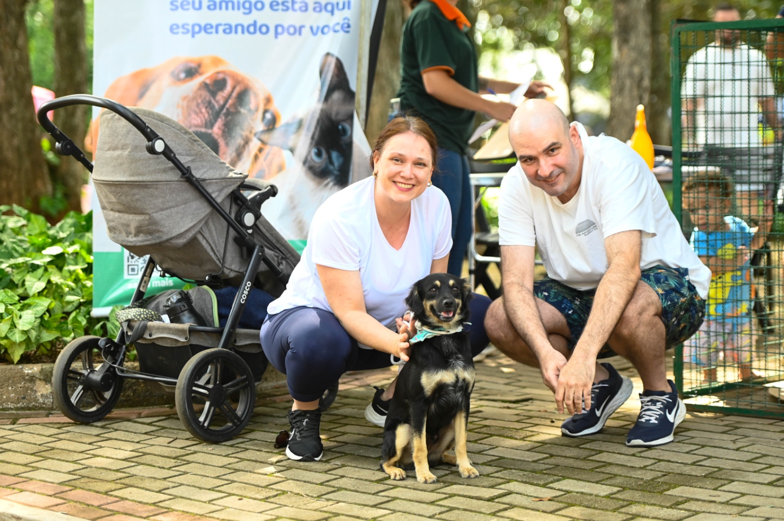 Rogério Capela A família da professora Marta Donida adotou o cão Rezende