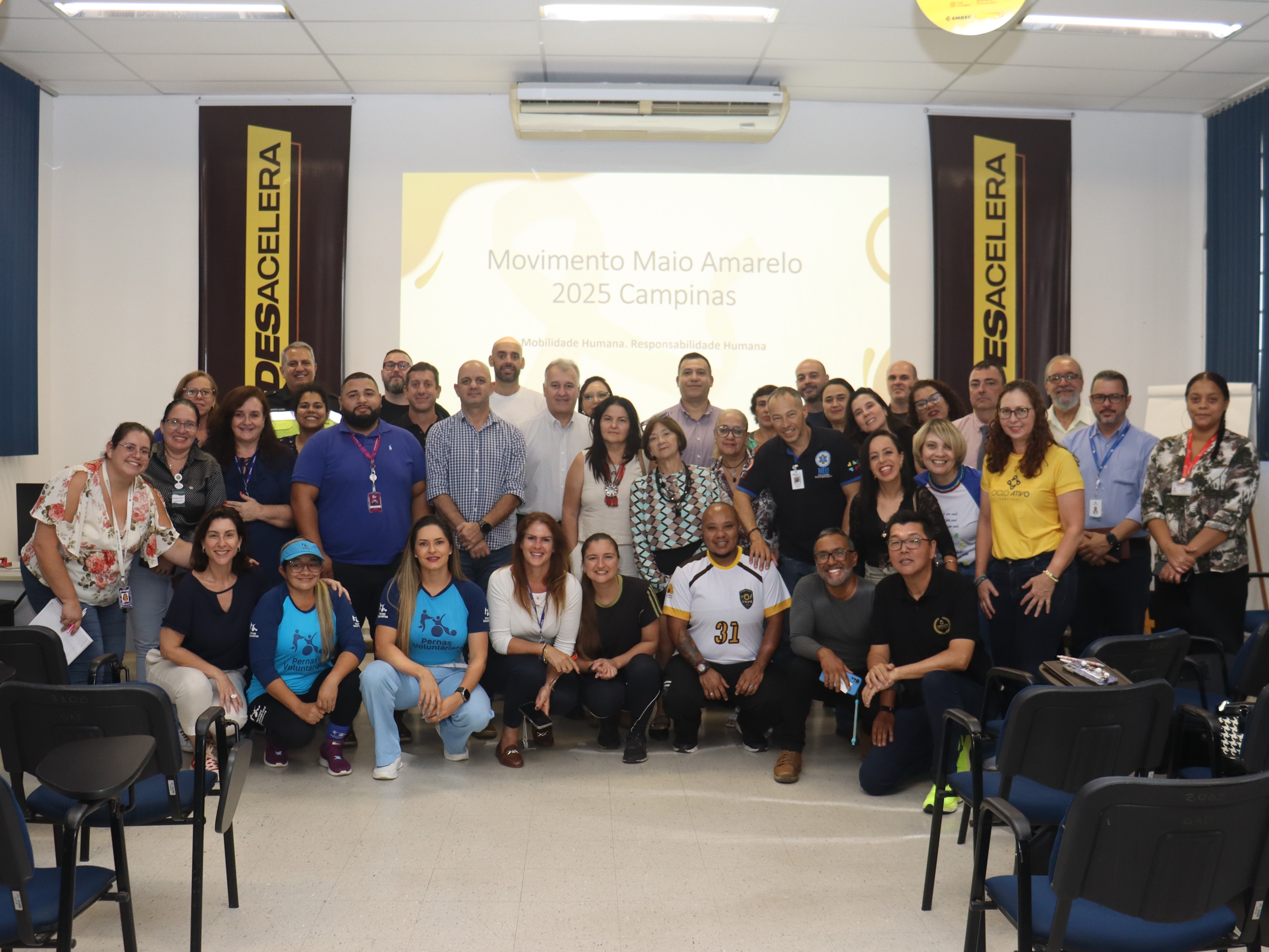 Organização conta com a participação de representantes de secretarias municipais, grupos de ciclistas e motociclistas, instituições de ensino e empresas privadas, entre outros parceiros