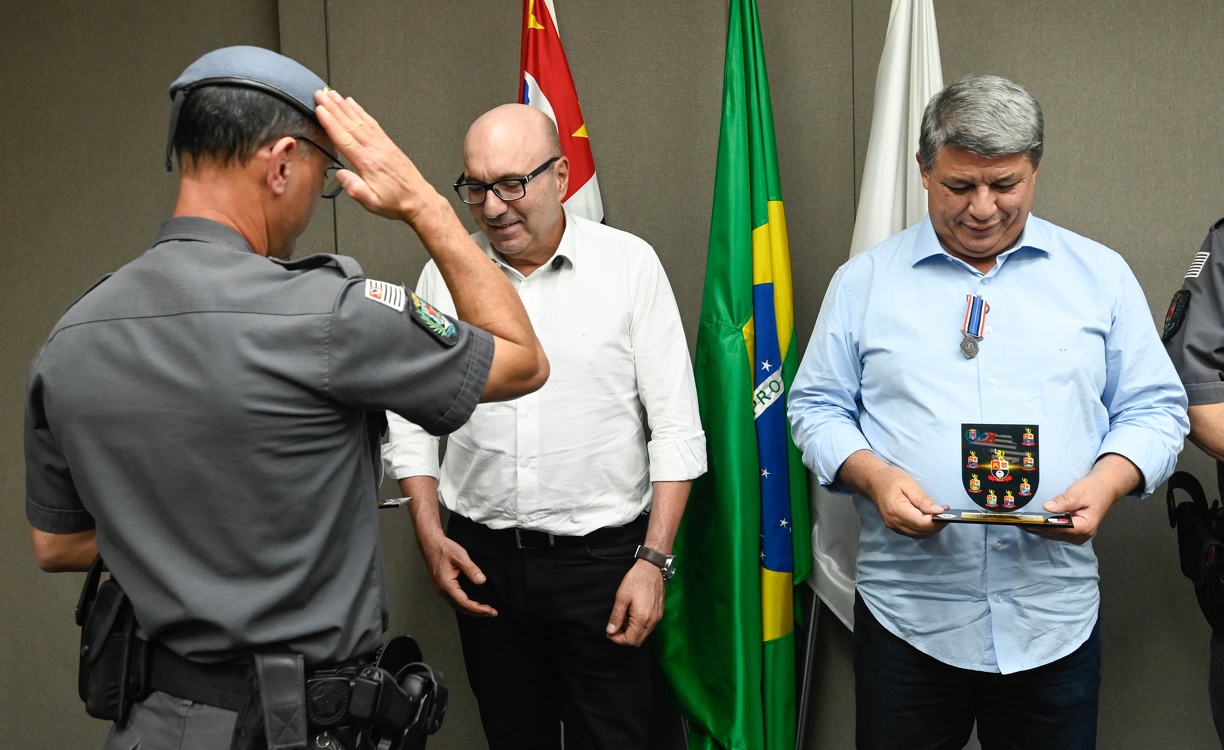 Rogério Capela Prefeito destacou que "a parceria entre a Prefeitura, principalmente por meio da Guarda Municipal, e a PM, é sólida e tem trazido resultados"