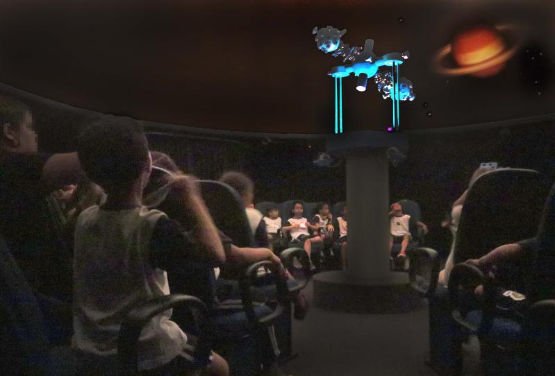Planetário fica no Museu Dinâmico de Ciências de Campinas e as sessões de apresentação duram 50 minutos