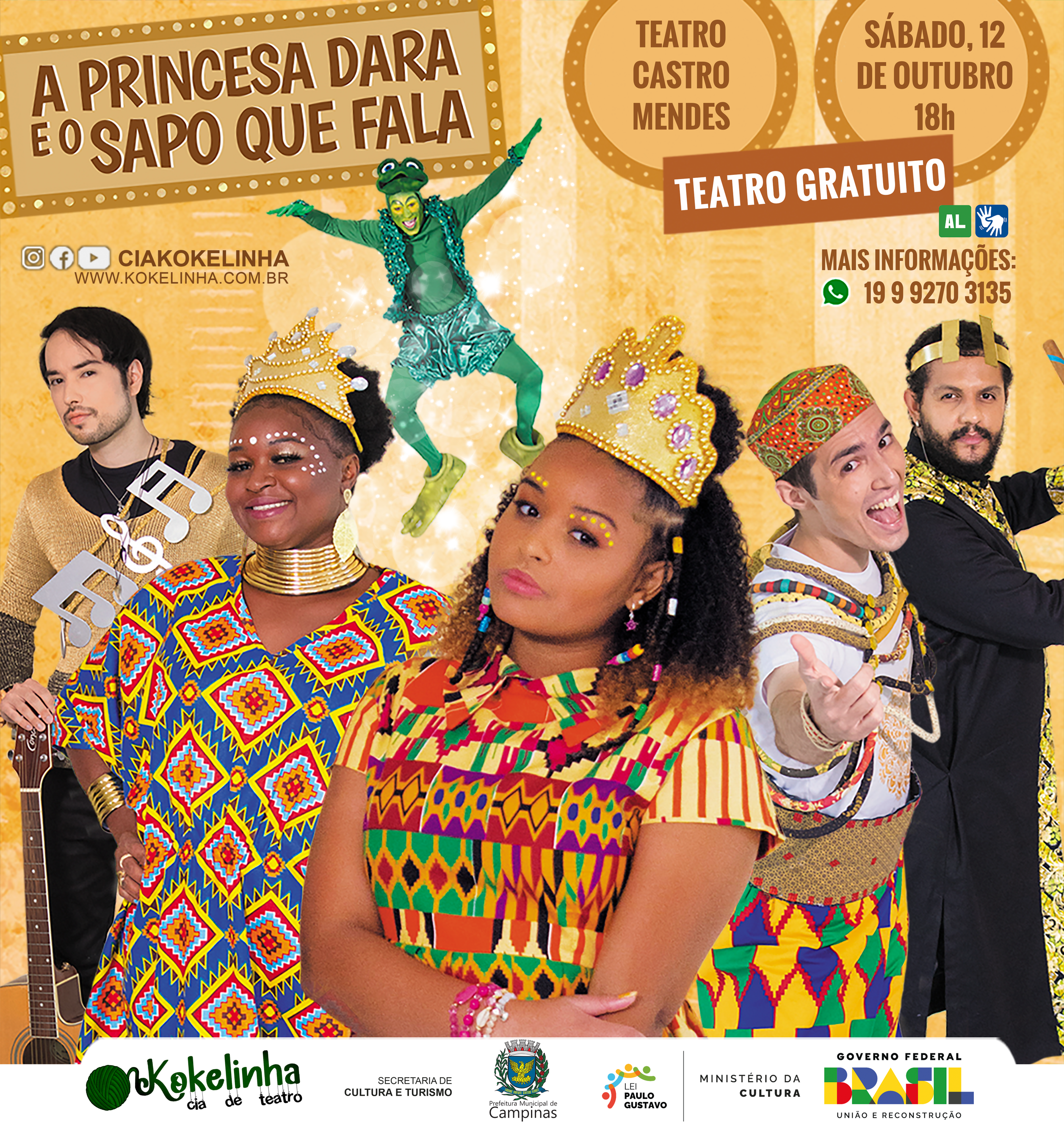 Projeto foi contemplado pela Lei Paulo Gustavo da Secretaria de Cultura e Turismo de Campinas