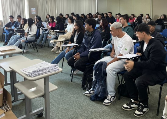 Divulgação/PMC Os jovens foram divididos em três turmas, a última contou com 76 participantes