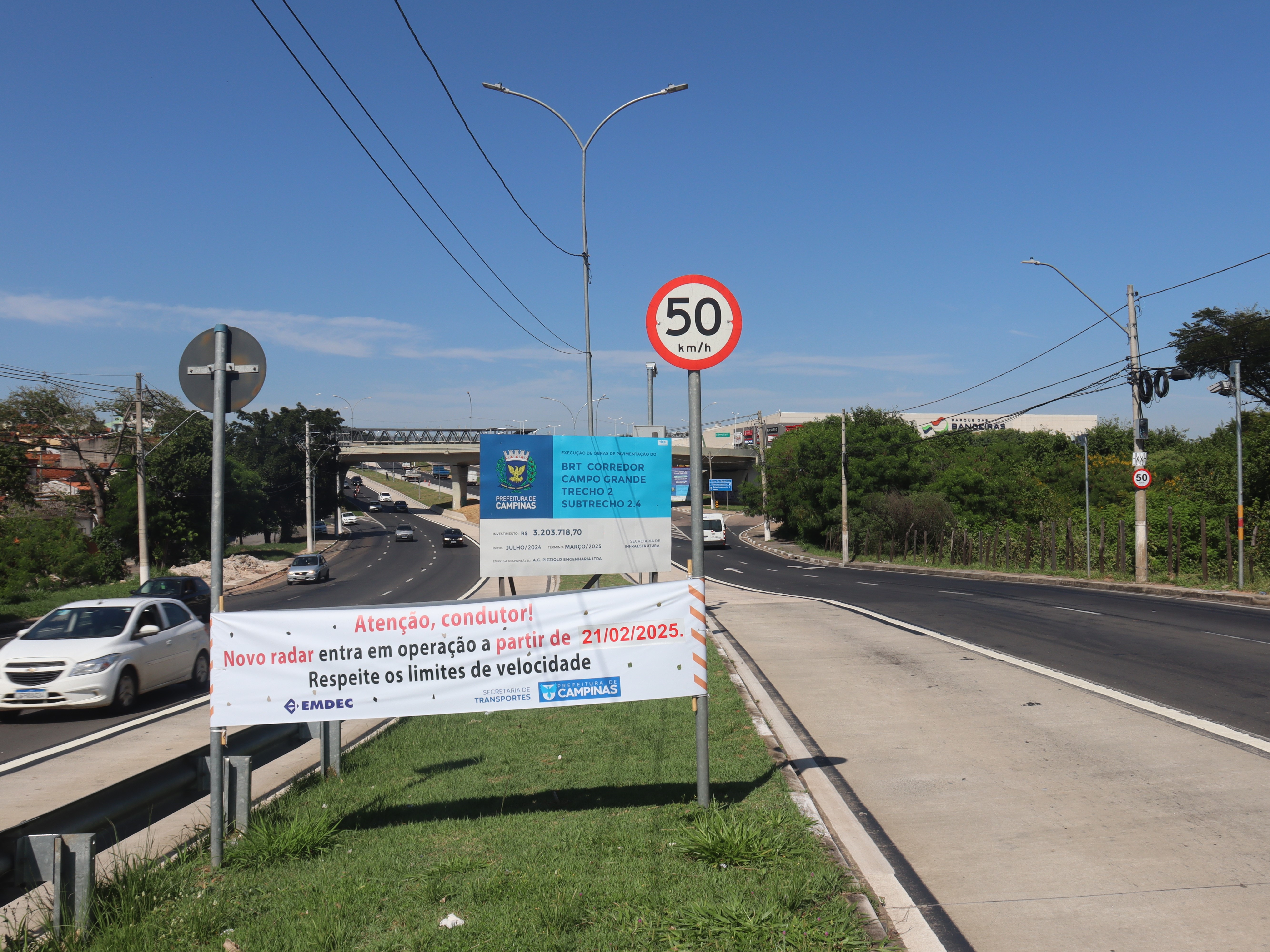 Equipamentos reforçam segurança nos dois sentidos da avenida JBD, no entorno da estação