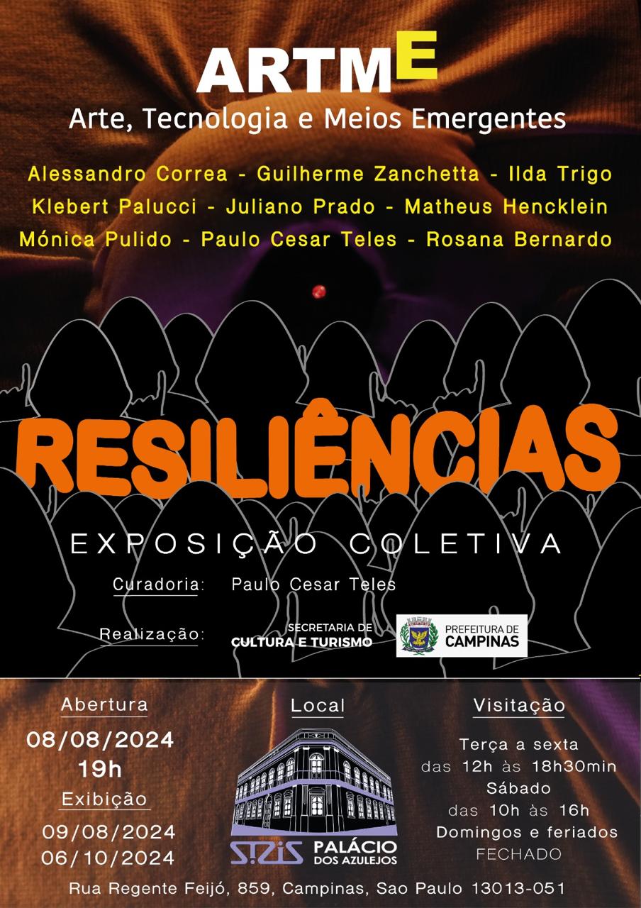 Reprodução do cartaz da exposição coletiva