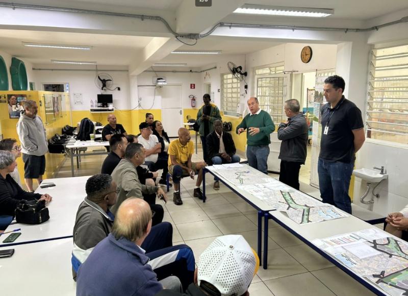 Divulgação Departamento do Orçamento Cidadão e moradores debateram a estrutura do Parque