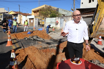 Marca foi atingida no Jd. Campos Elíseos