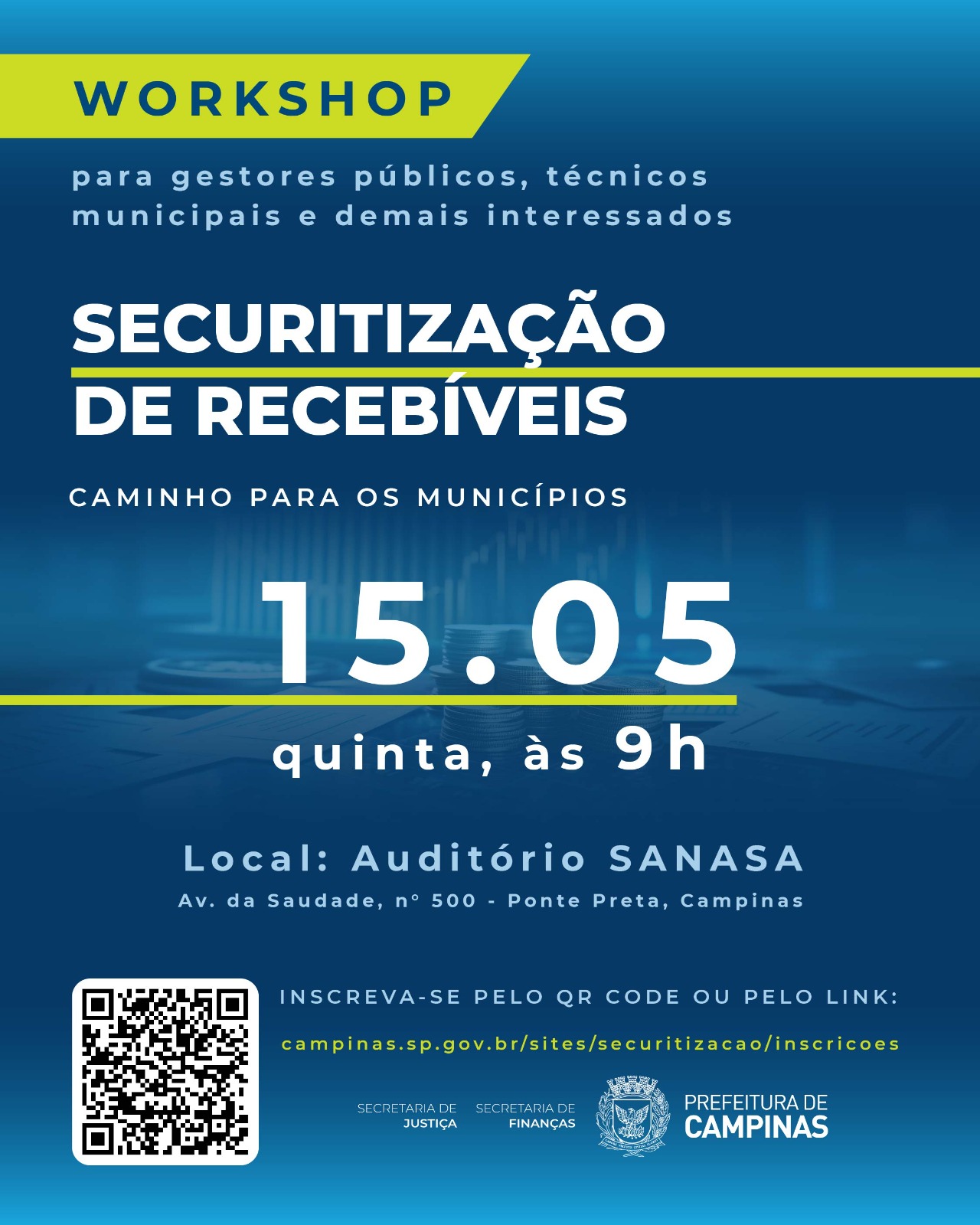 Profissionais especialistas no assunto participarão como debatedores