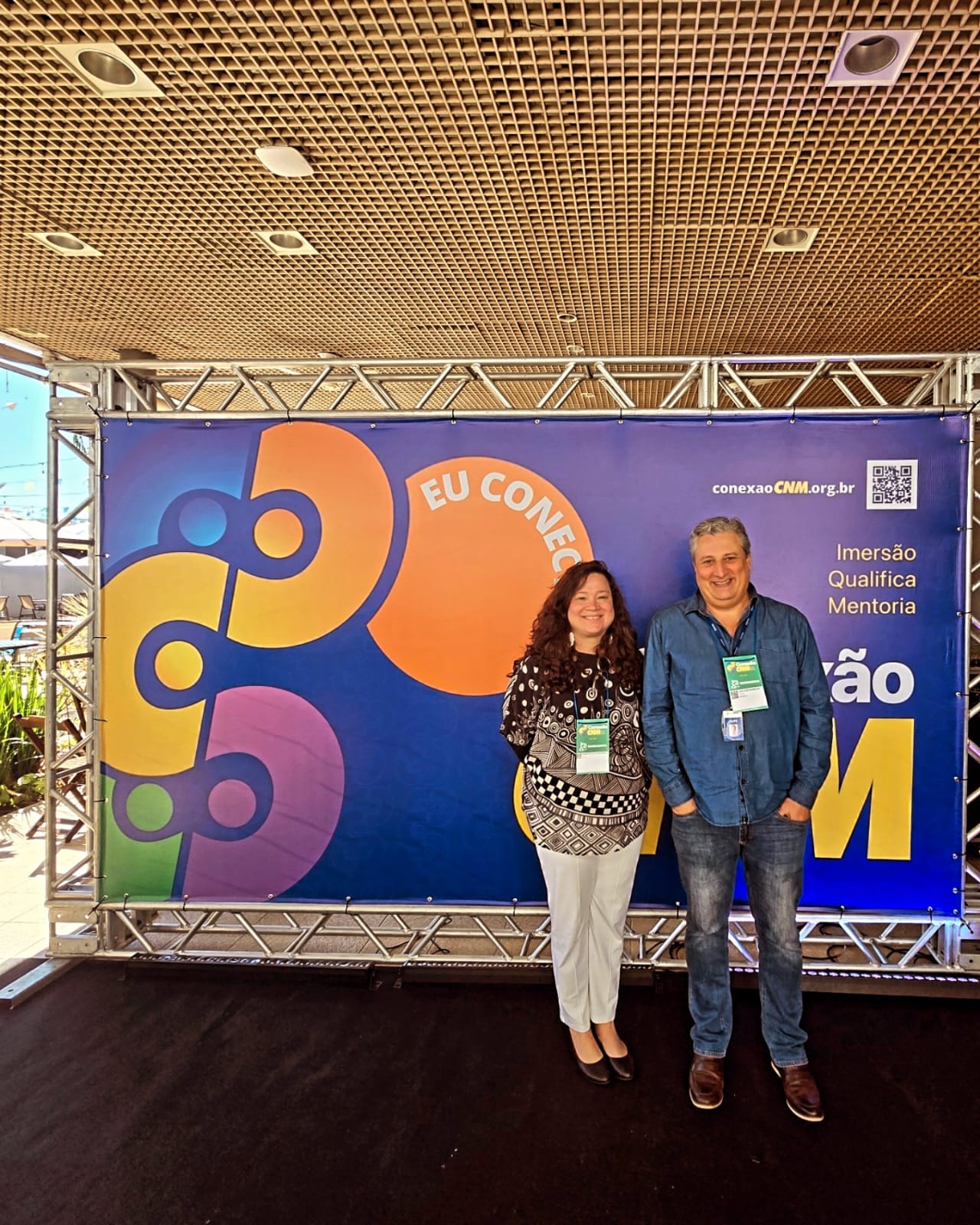 Divulgação Struchel e Rodrigues representaram Campinas no evento