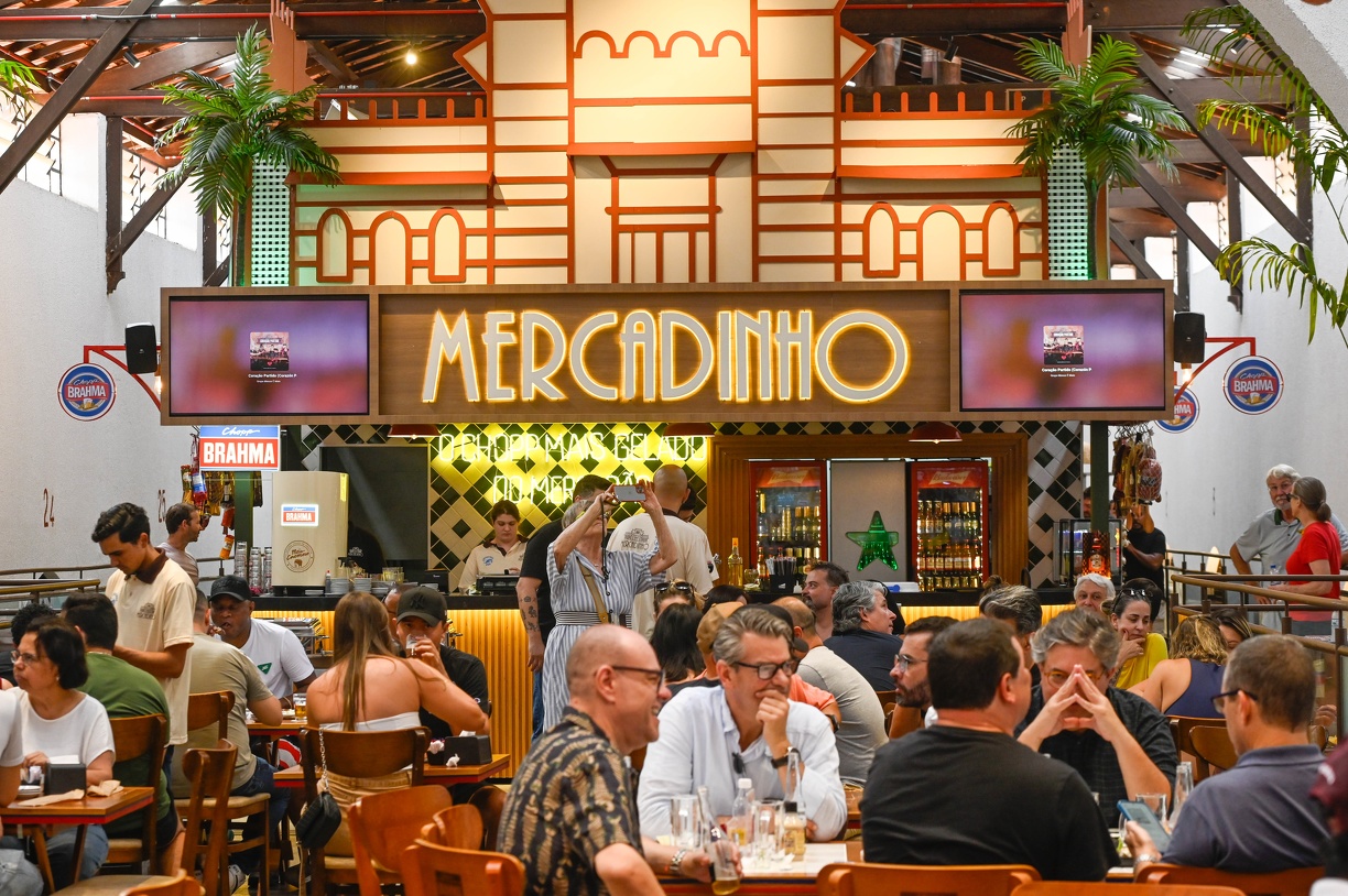 Bar do mezanino do Mercadão 