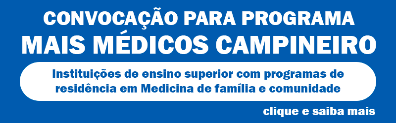 Banner para Convocação para Programa Mais Médicos Campineiro