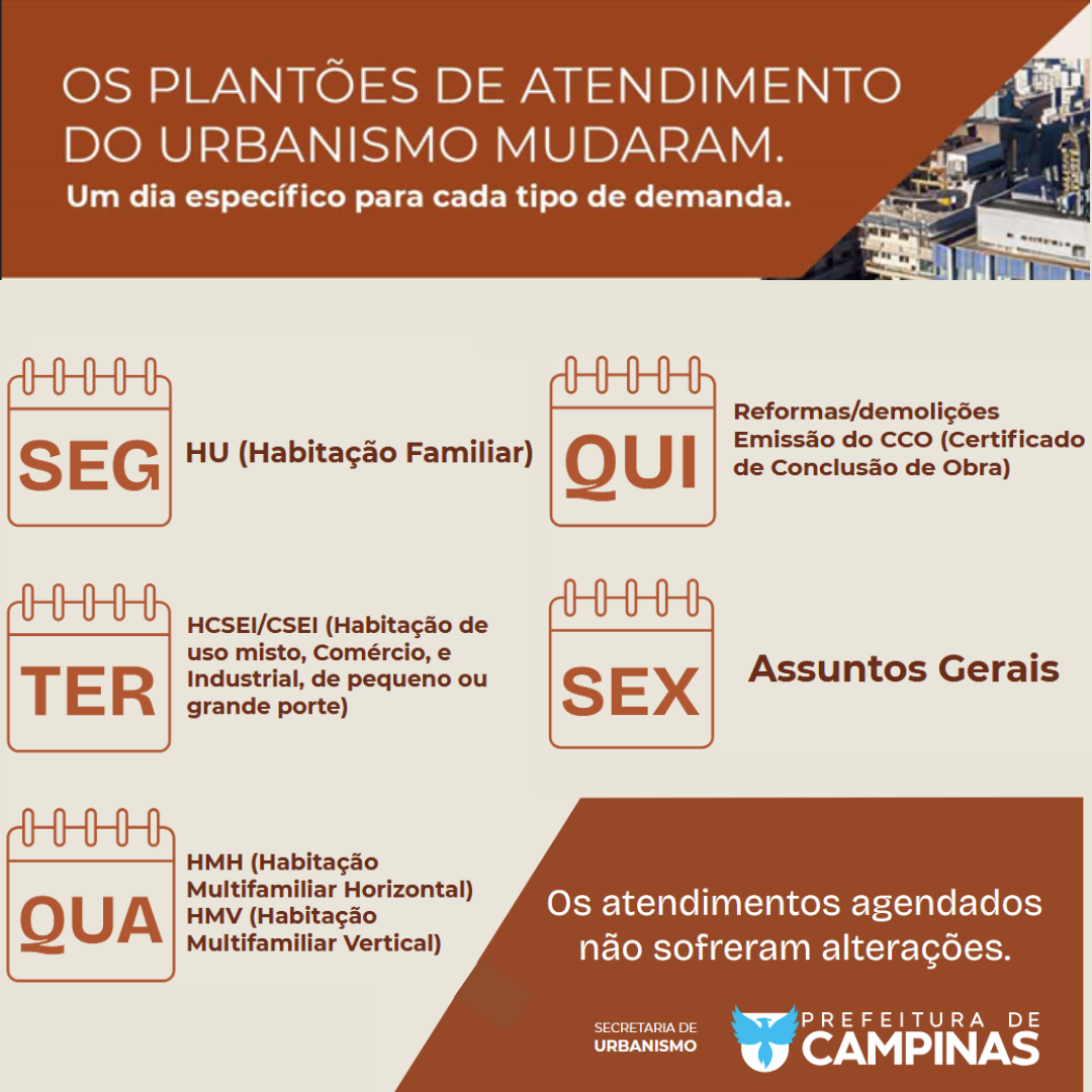 Banner novos horarios CAP